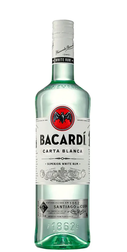 Bacardi Carta Blanca light rum image
