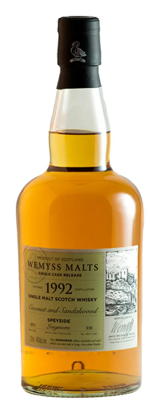 Wemyss Malts Longmorn 1992 Coconut and Sandalwood image