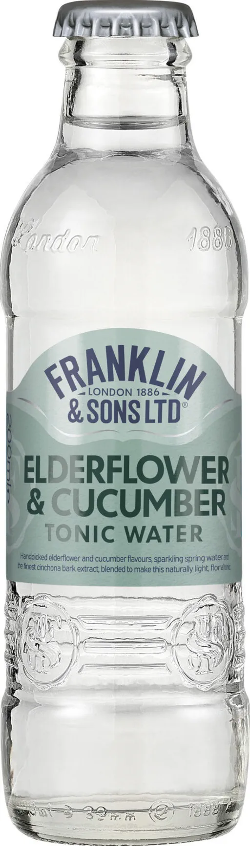 Franklin & Sons Elderflower & Cucumber Tonic Water image