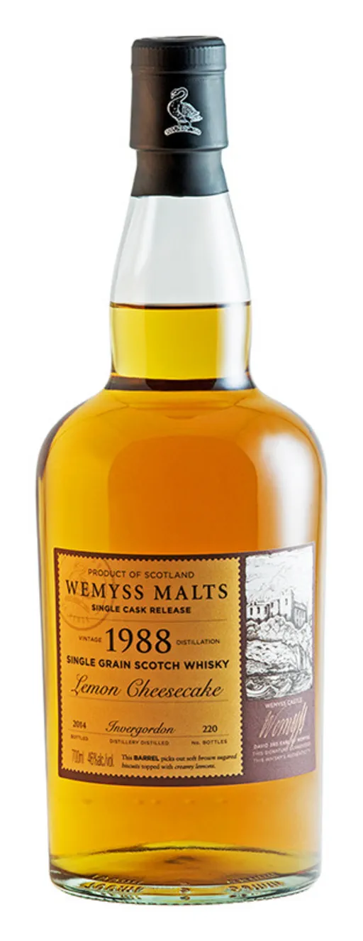 Wemyss Malts Lemon Cheesecake Invergordon 1988 image