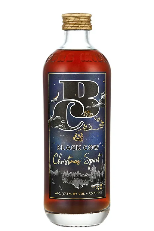 Black Cow Christmas Spirit image