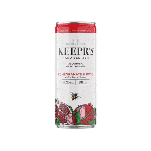 Keepr's Hard Seltzer Pomegranate & Rose image