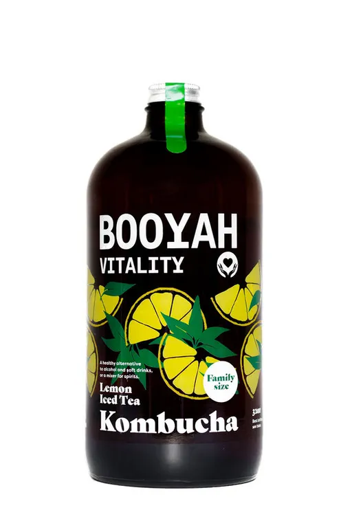 Booyah Vitality Lemon Iced Tea Kombucha image