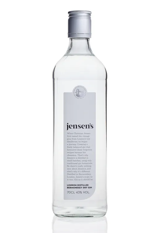 Jensen's Bermondsey Dry Ginのボトル画像