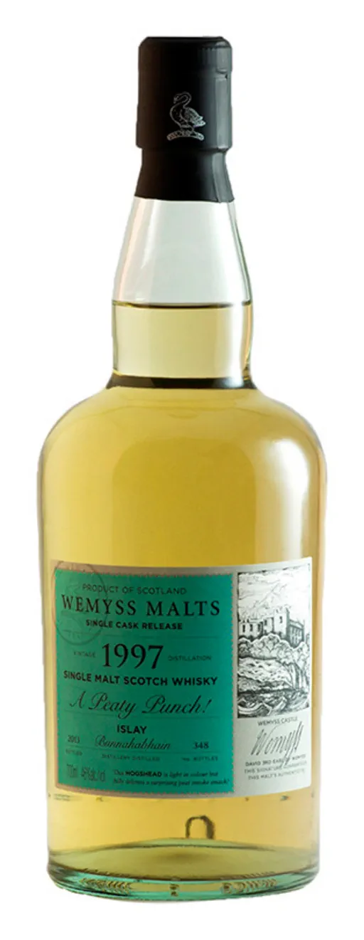 Wemyss Malts Bunnahabhain 1997 A Peaty Punch image