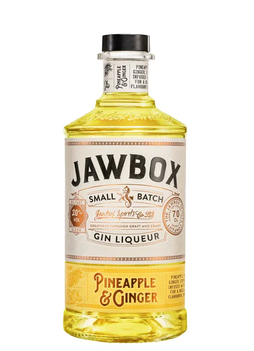 Jawbox Pineapple and Ginger Gin Liqueur image