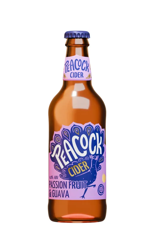 Peacock Cider Passionfruit & Guava image