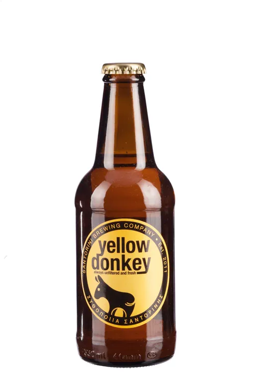 Santorini Yellow Donkey image