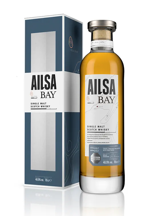 Ailsa Bay Lowland single malt Scotch whisky image