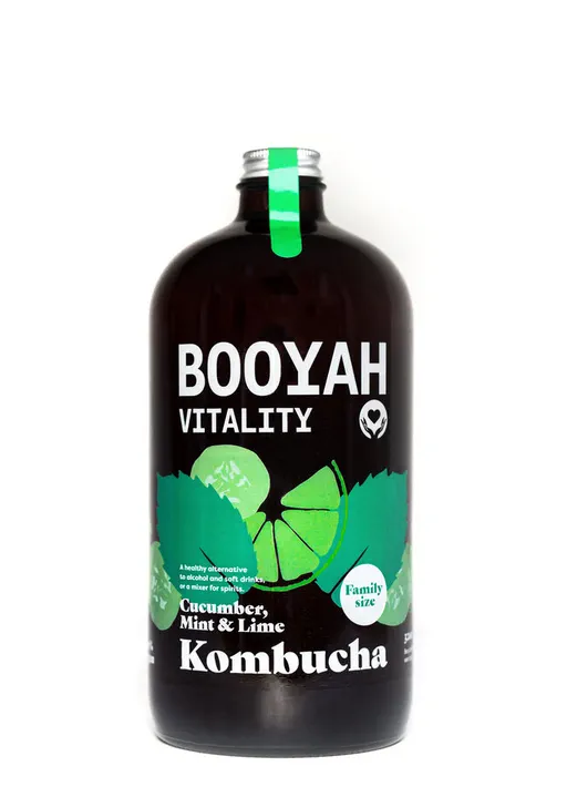 Booyah Vitality Cucumber, Mint & Lime Kombucha image