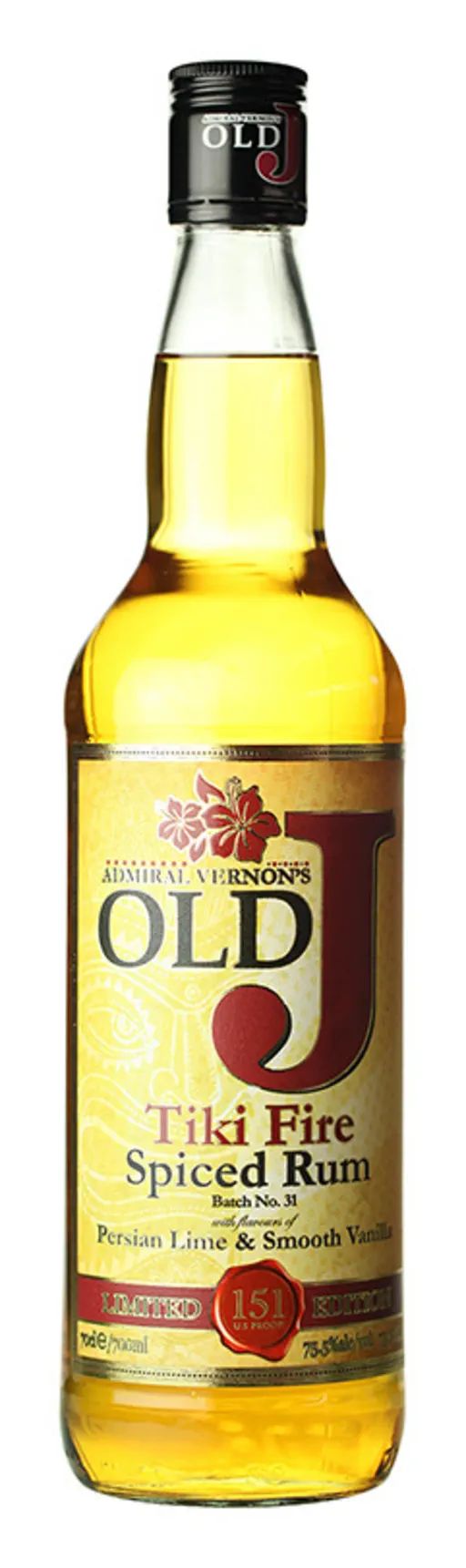 Old J Spiced Rum Tiki Fire image