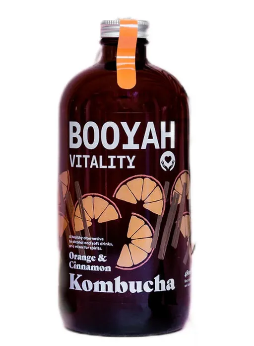 Booyah Vitality Orange & Cinnamon Kombucha image
