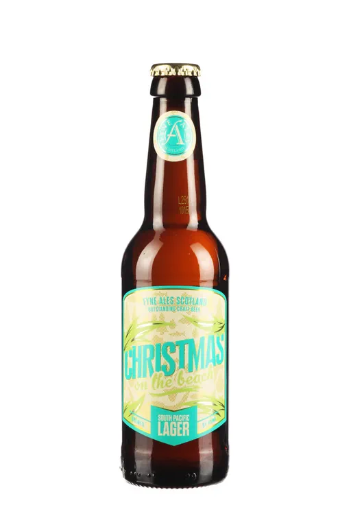 Fyne Ales Christmas On The Beach Lager image