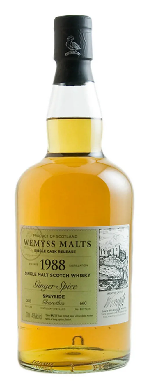 Wemyss Malts Ginger Spice 1988 Glenrothes image