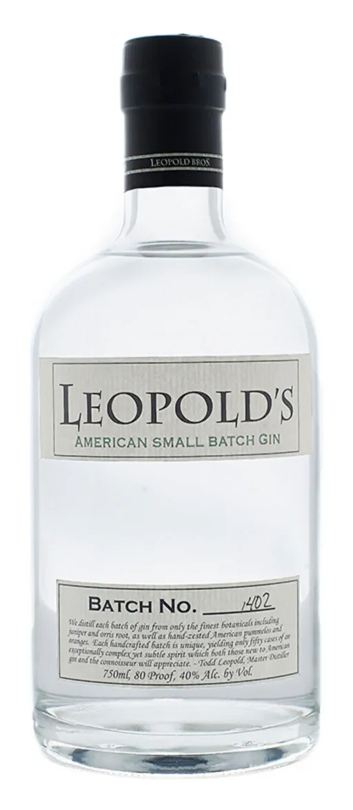 Leopold's American Small Batch Ginのボトル画像