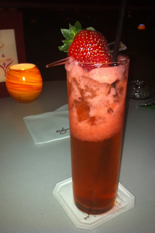 Strawberry and Grapefruit Collins Image