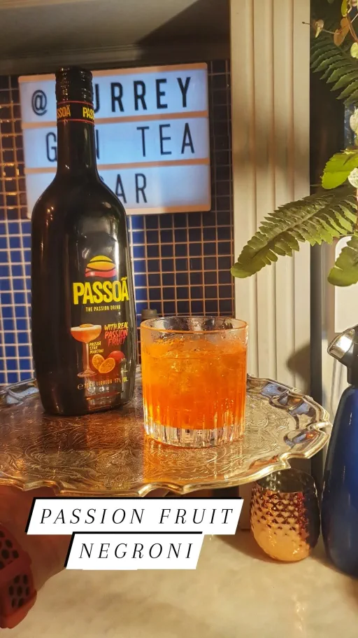 Passion fruit negroni