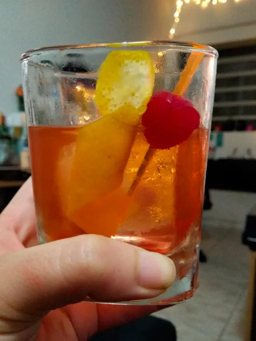 Sâmia's Almond Old Fashioned (blended scotch based)