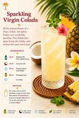 Sparkling Virgin Colada