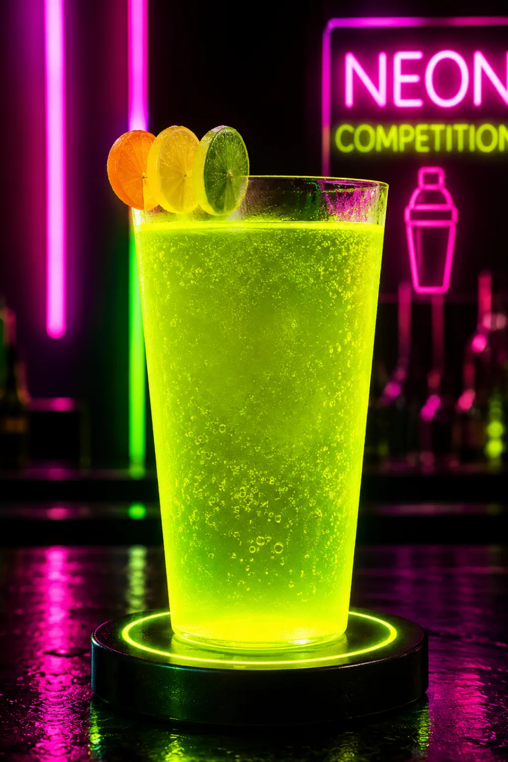 Pandan Peach Neon Spark