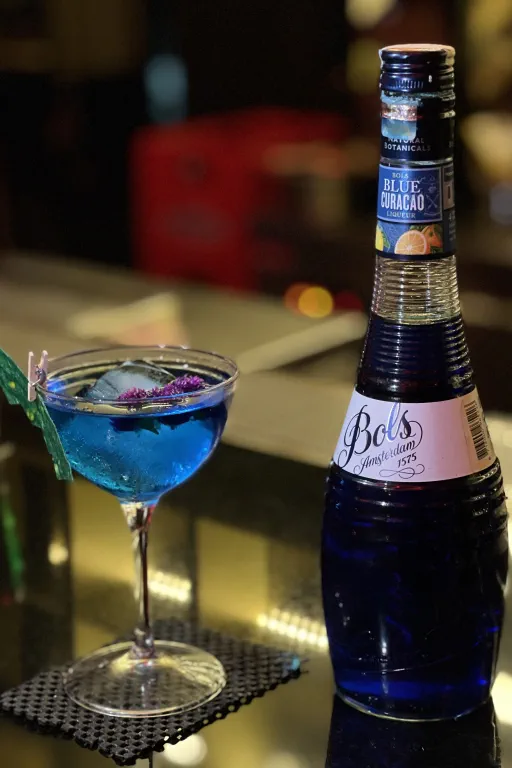 Blue Hybrid Image