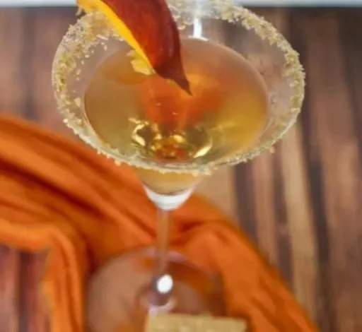 Peach Cobbler Martini
