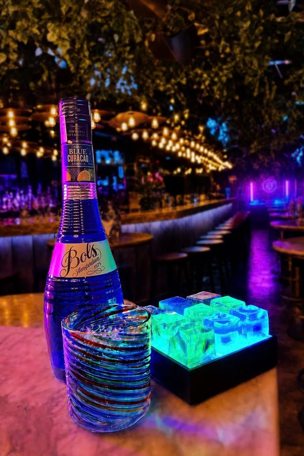 Blue Glow Alight