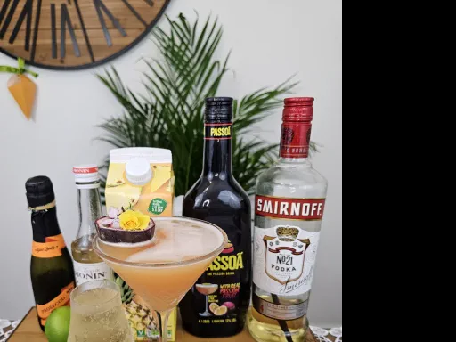 Pornstar Martini Cocktail recipe Image