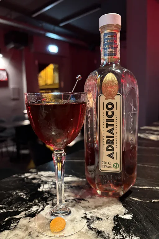 RED ALMOND Cocktail Recipe | Master Bartender