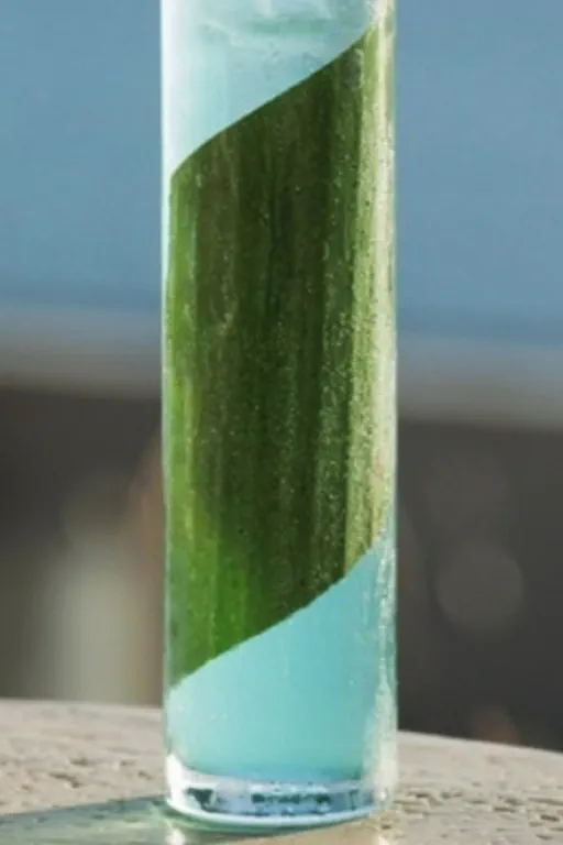 Strange colour blue