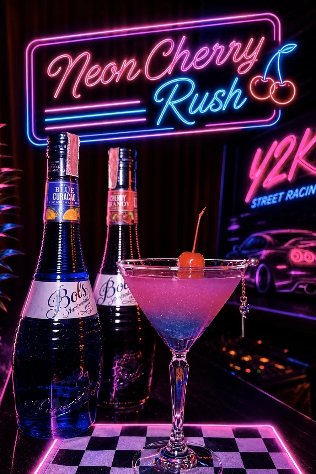 Neon Cherry Rush