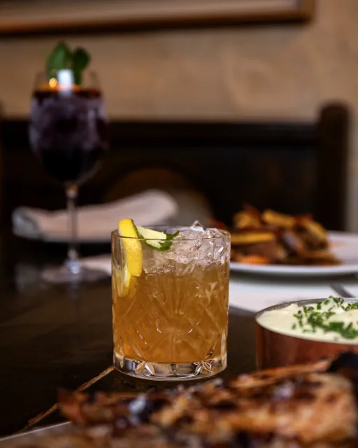Lemongrass ginger Amaretto sour