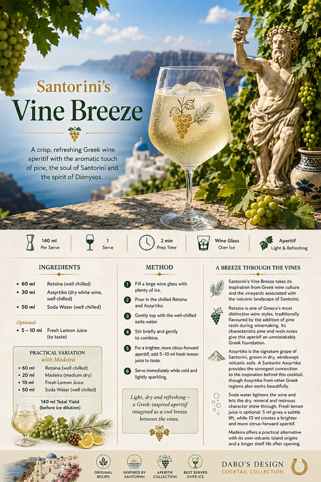 Santorini’s Vine Breeze