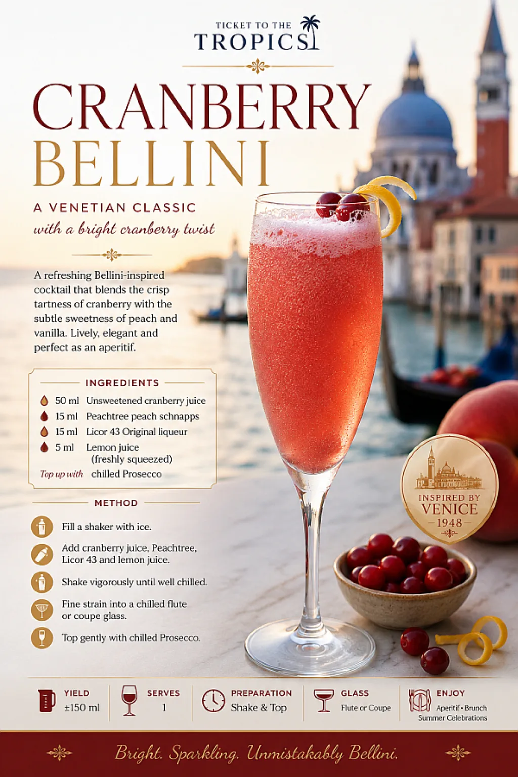 Cranberry Bellini